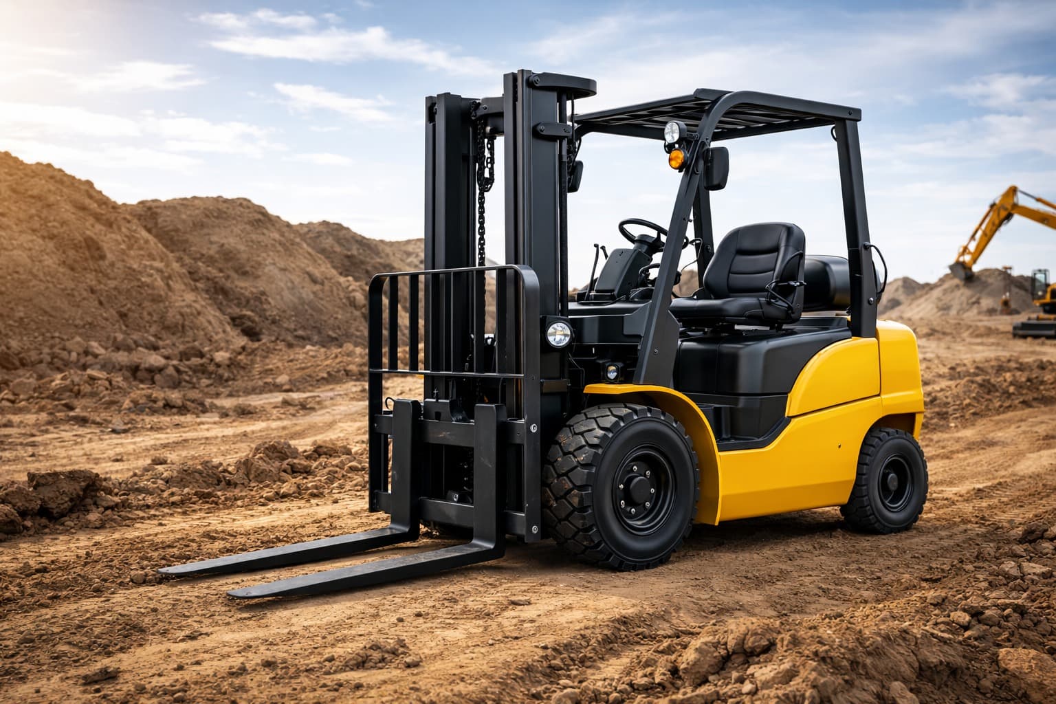 Forklift Operator training at Georex Plant Operators Training Centre